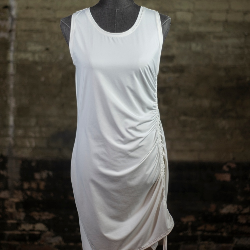 Athleta White Cinch Dress